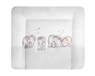 Julius Zöllner 'Mammuts in Love' Wickelauflage Softy 65x75 cm