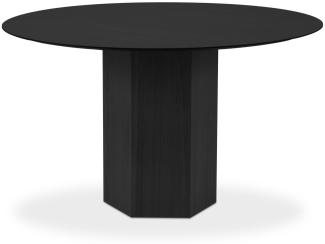 Micadoni 4-Sitzer Tisch Sahara 120cm | Oberfläche Black Oak