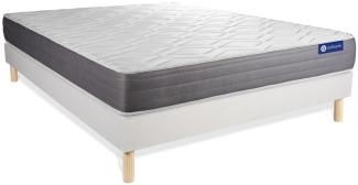 Actimemo Dream Bett mit Matratze und Lattenrost 140x190cm, H 3, Memory-Schaum, Höhe : 22 cm