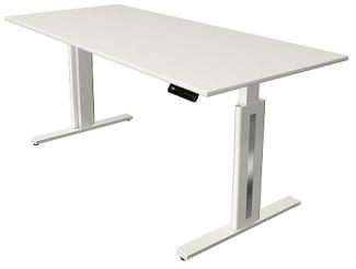 Kerkmann Schreibtisch Steh und Sitztisch MOVE 3 fresh (B) 180 x (T) 80 cm weiß