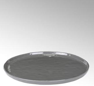 Lambert Piana Teller, rund, Stoneware, anthrazit, D 27 cm 21511 SK