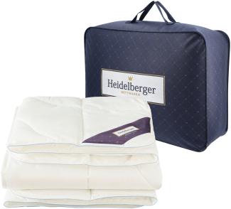 Heidelberger Bettwaren Premium Decke - Grönland | Sommerdecke 135x200 cm | Schlafdecke mit Körperzonen-Steppung atmungsaktiv, hautfreundlich, hypoallergen