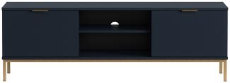 TV-Lowboard Pranav 2D, Farbe: Marineblau