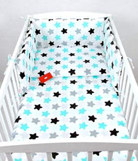Babylux 'Sterne' Kinderbettwäsche 40x60/100x135 cm