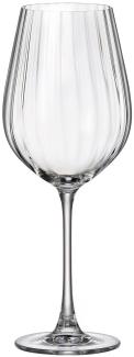 Weinglas Bohemia Crystal Optic Durchsichtig 650 ml 6 Stück