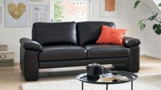 2,5 Sitzer Sofa 'Magnus' System Leder marron, 185 cm