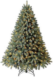 Evergreen Künstlicher Weihnachtsbaum Vermont Fichte | Inkl. LEDs | Grün | 180 cm