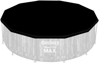 Bestway® Ersatzteil Abdeckplane (schwarz) für Power Steel™ und Steel Pro MAX™ Pools Ø 366 cm, rund