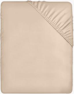 Utopia Bedding - Spannbettlaken 135x190cm - Beige - Gebürstete Polyester-Mikrofaser Spannbetttuch - 35 cm Tiefe Tasche