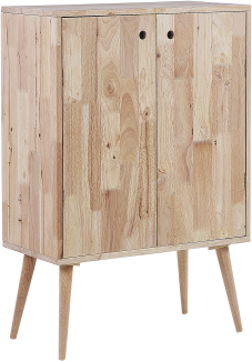 Sideboard heller Holzfarbton 2 Türen CHANDLER