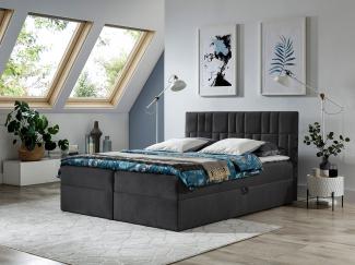 Boxspringbett Trifoli III, Farbe: Kronos 34