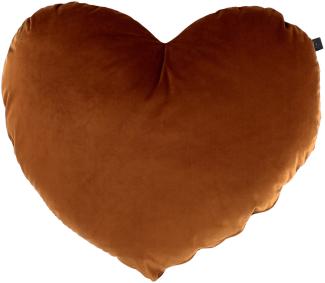 Overseas Heart Shape Kissen - Copper Koper