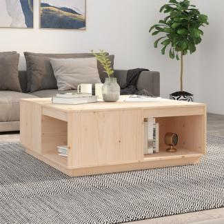 vidaXL Couchtisch 100x101x40,5 cm Massivholz Kiefer