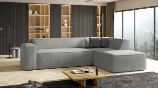 Ecksofa Lordin, Seite: Rechts, Farbe: Zetta 302 + Zetta 305