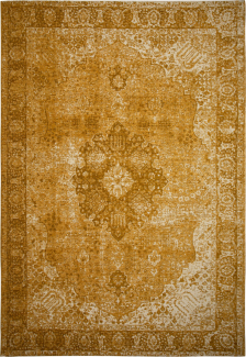 Vielseitiger Vintage Teppich COQUET TARA von Kadima Design. Farbe: Senfgelb, Größe: 120x170 cm