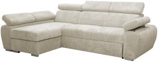 Ecksofa Boston Mini Premium Cord (Farbe: Poso 100, Seite: Links LC+2R)