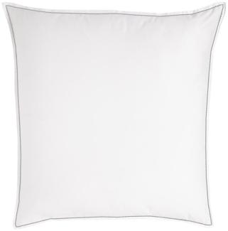 Traumschlaf Uni Kissenbezug White Collection Pico-Pico | 70x90 cm | dark-grey