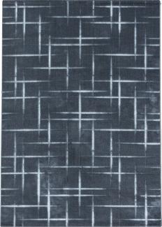 Kurzflor Teppich Clara rechteckig - 140x200 cm - Grau