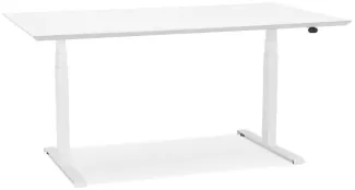 Kokoon Design Schreibtisch Sidebu Holz Weiß 150 cm
