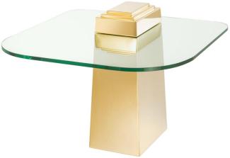 Casa Padrino Luxus Beistelltisch Gold 65 x 65 x H. 51 cm - Luxus Qualität