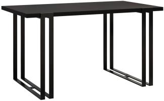 Ausziehbarer Tisch Husteo (Farbe: Schwarz / Schwarz Molet)