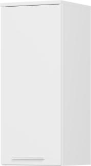 Bad-Hängeschrank mit Türdämpfung, 30x32x73, Einstellbare Einlegeböden, Rechts/Links, Weiß, OREA-Serie von Kadima Design