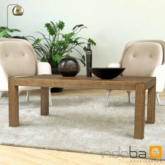 Couchtisch - Massivholz - rechteckig - 600 x 1100 x 400 - cold brown