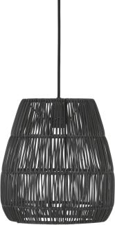 PR Home 7028-2503 Saigon Outdoor Pendelleuchte Polyrattan schwarz 28cm