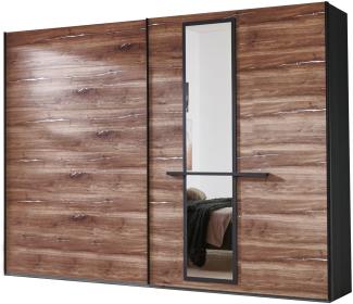 Kleiderschrank >Winnipeg< (B/H/T: 250x218x65 cm) in Graphit - 250x218x65 (BxHxT)