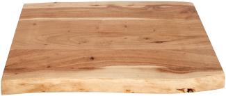 Tischplatte Baumkante Akazie Natur 60 x 40 cm CURTIS 76574210