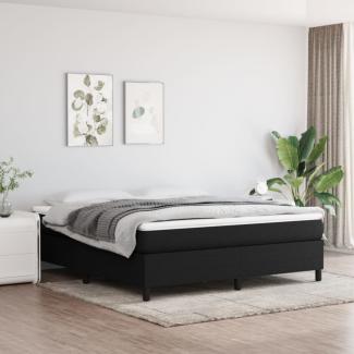 Boxspringbett Schwarz 180x200 cm Stoff [3120880]