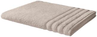 Handtuch Baumwolle Plain Design - Farbe: Taupe, Größe: 90x200 cm