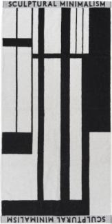 Kristina Dam Studio Handtuch Minimal Black/Off White (70x140 cm) 200202214