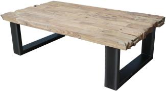 Couchtisch Teak Holz Wohnzimmer Tisch Beistelltisch Sofatisch Antikfinish
