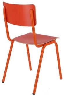 Jan Kurtz Zero Stuhl Stahlrohr orange