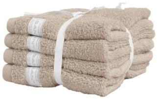 Gant Home Seifentuch Set Gesichtstücher Premium Towel Silver Sand (30x30cm) (4-teilig) 852012401-267-30x30
