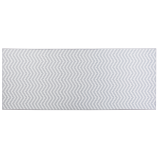 Teppich grau weiß 80 x 200 cm SAIKHEDA