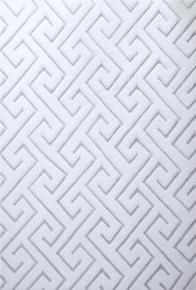 Kurzflor Teppich Viva Läufer - 80x150 cm - Silberfarbe