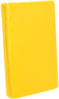 Traumschlaf Zwirn Elasthan Spannbetttuch De-Luxe | 120x200 - 130x220 cm | lemon