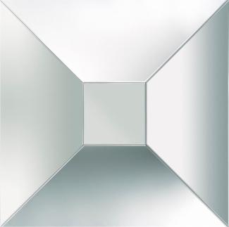 Casa Padrino Designer Spiegel 90 x 10 x H. 90 cm - Luxus Qualität
