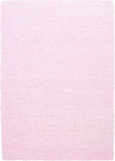 Hochflor Teppich Lux Läufer - 100x200 cm - Rosa