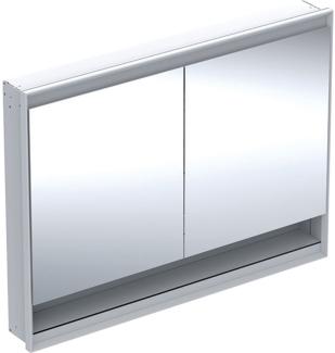 Geberit ONE Spiegelschrank mit ComfortLight, 2 Türen, Unterputzmontage, mit Nische, 120x90x15cm, 505. 825. 00, Farbe: weiss / Aluminium pulverbeschichtet - 505. 825. 00. 2