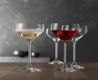 Spiegelau Coupetteglas Set Style 4-tlg, Cocktailgläser, Kristallglas, 290 ml, 4670188