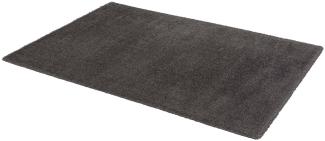 Teppich in grau aus 100% Polyester - 290x200x3cm (LxBxH)