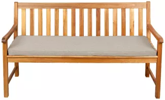 Gutekissen® Sitzkissen für Bank, Gartenschaukeln, Sitz, glatt. FK5 (150x60x5, Beige)