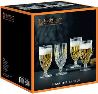 Nachtmann Vorteilsset 4 x 4 Glas/Stck Bierkelch 617/40 Noblesse 102556