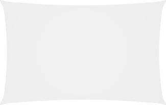 Sonnensegel Oxford-Gewebe Rechteckig 2,5x5 m Weiß
