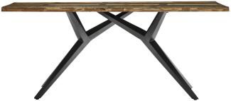 Tisch Tables & Co. Altholz und Metall 160 x 85 x 73 cm Bunt