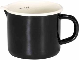 Milchtopf 12cm Emaille Kochtopf Töpfe Kochen Kochutensilien Küche Küchenhelfer