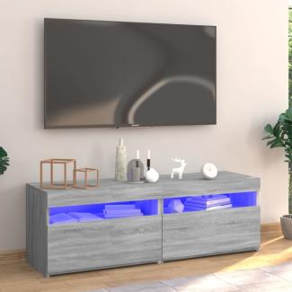 TV-Schrank mit LED-Leuchten Grau Sonoma 120x35x40 cm [815673]